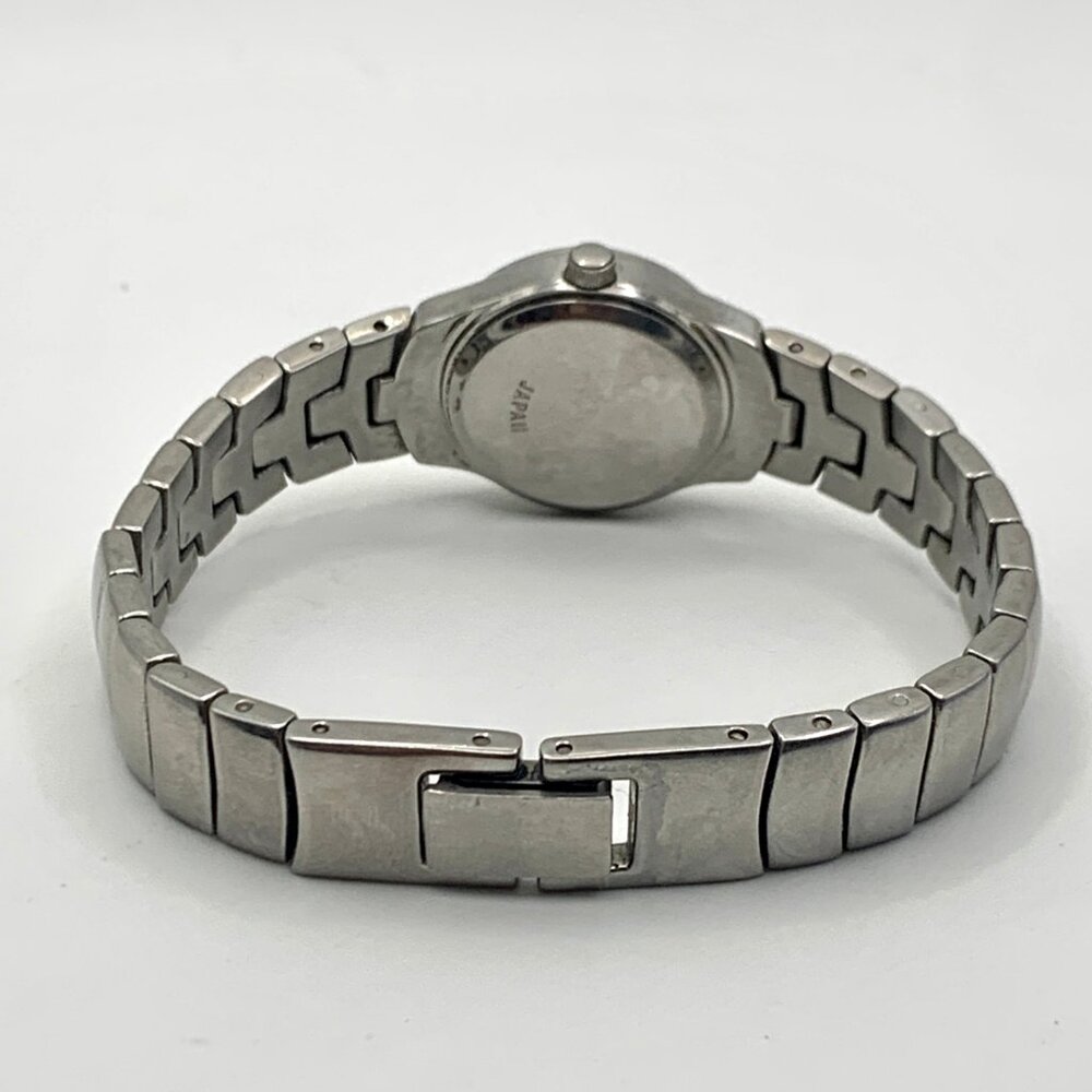 Mary Kay Silver Tone Watch Crystal Bezel 6.5" Wrist New Battery - Picture 4 of 15